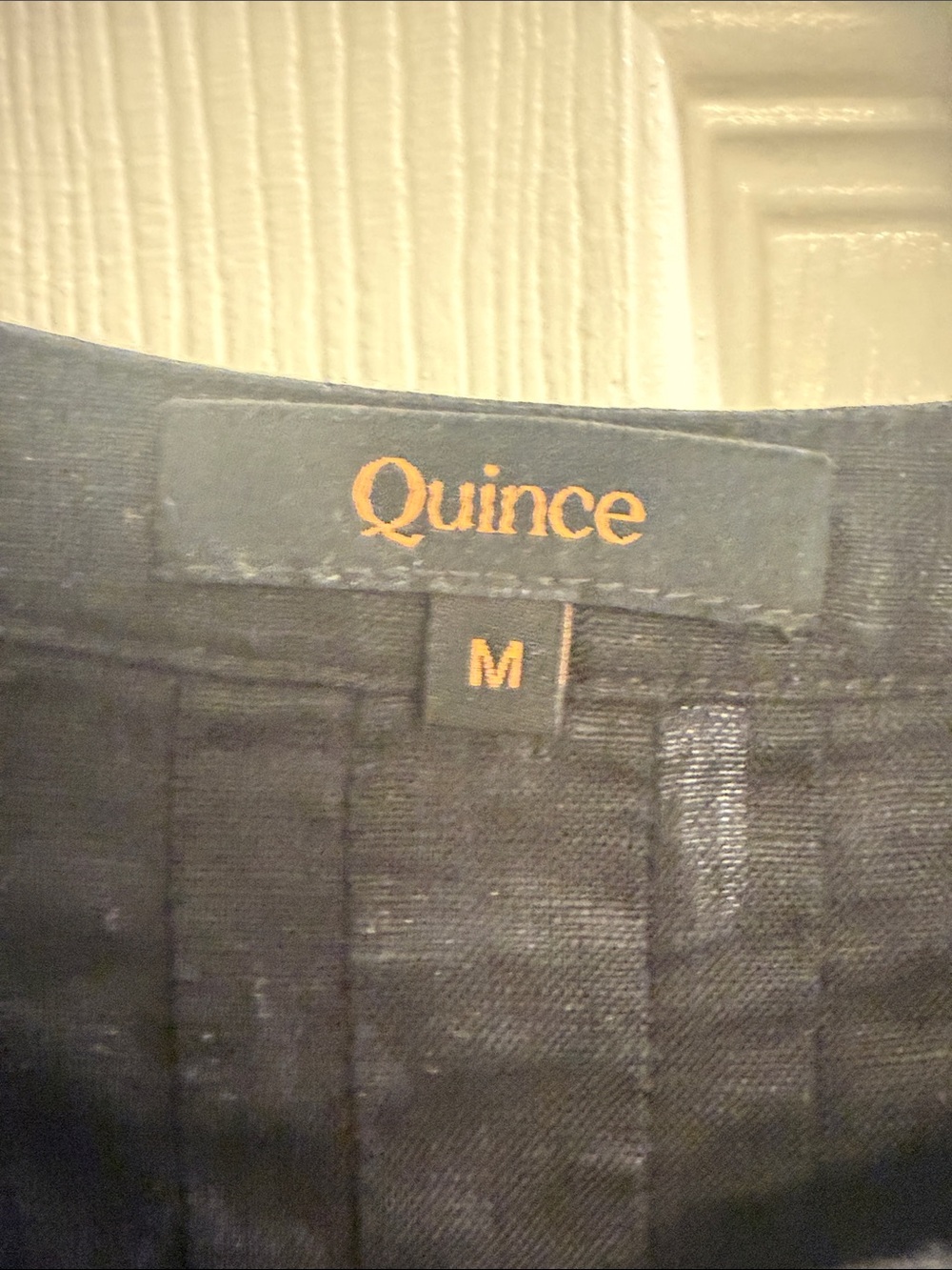Quince Black linen Pintuck dress - Picture 2 of 4